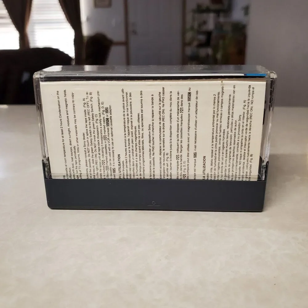 Sony VHS-C Premium Blank Camcorder Video Cassette Tape TC30VHG Opened but New